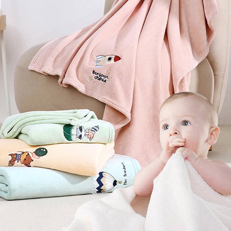 New Baby Bath Towel with Super Soft Solid Color