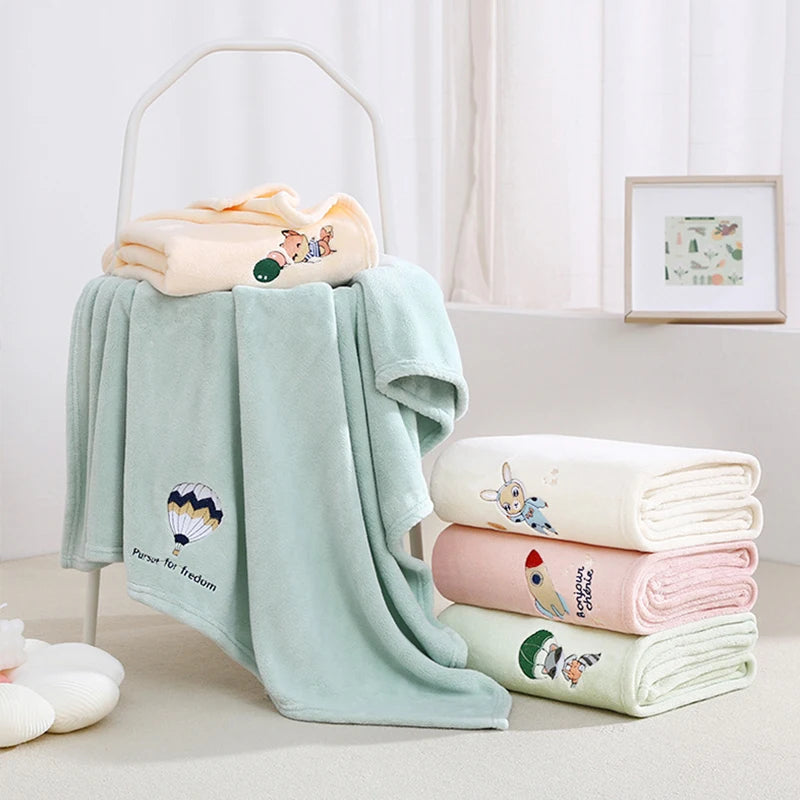 New Baby Bath Towel with Super Soft Solid Color